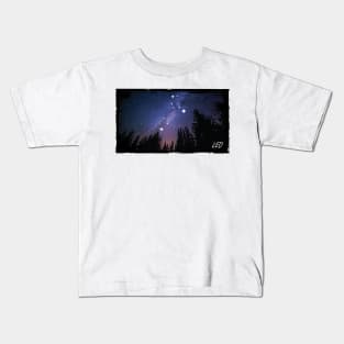 Zodiac Majesty Leo Constellation Kids T-Shirt